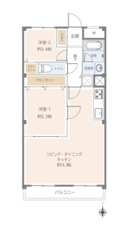 【間取り】 | 府中マンション　３階　仲介手数料半額