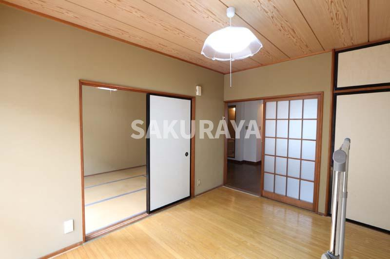 石川アパートの居間・リビング|2014年撮影。現況と異なることがございます。