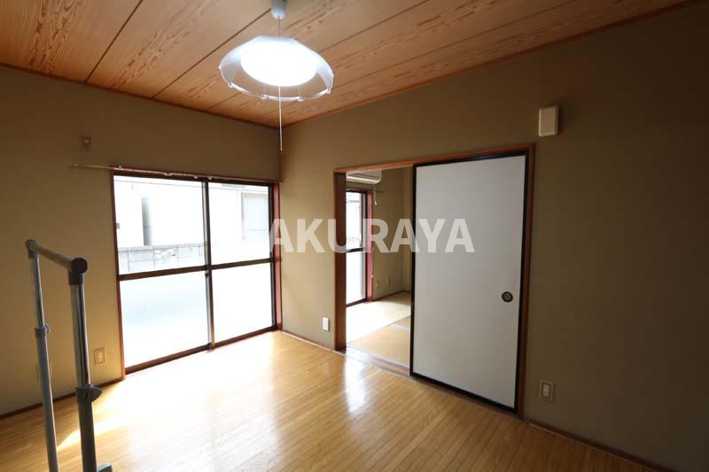 石川アパートの居間・リビング|2014年撮影。現況と異なることがございます。