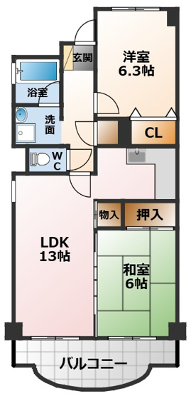 【間取り】 | ロイヤルハイム里中