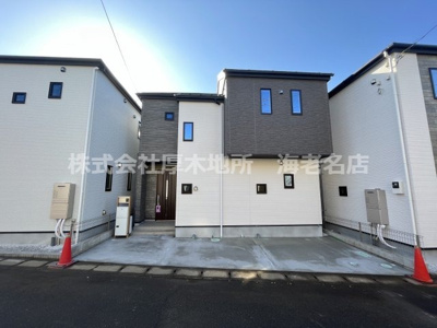 【外観】 | 金田床暖房付き新築住宅 | 宅配ボックス搭載の門柱です♪