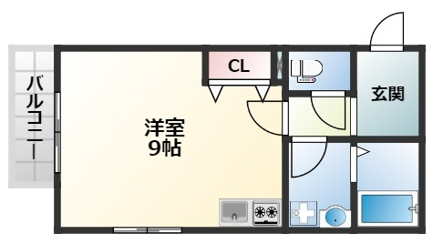 レインボーハートＮの間取り