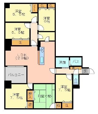 【間取り】 | アクロス博多セントラルパーク