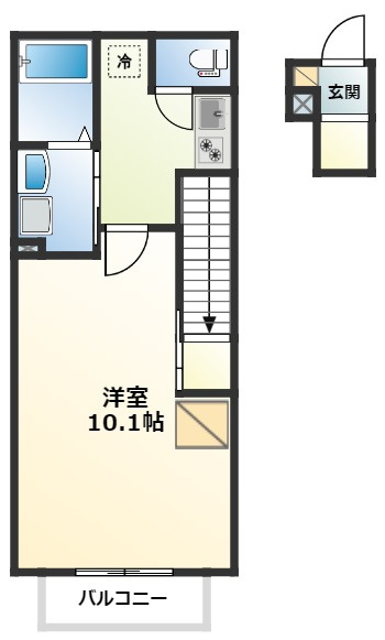 クラシオ大久保幕張の間取り