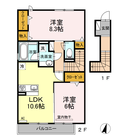 アイリスBの間取り