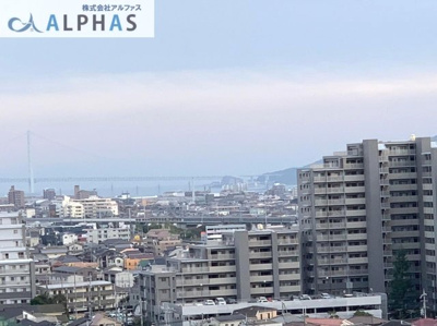 【展望】 | シエリアシティ明石大久保 | バルコニーから明石海峡大橋がみえます♪