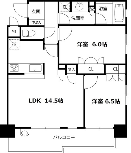 千代田区外神田４丁目の賃貸マンションの間取り