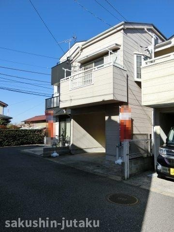大久保４丁目　中古戸建の外観|大久保４丁目　リフォーム住宅　システムキッチン、ユニットバス、トイレ、洗面化粧台新規交換