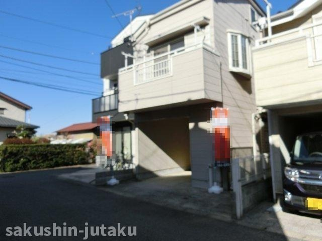 大久保４丁目　中古戸建の外観|大久保４丁目　リフォーム住宅　システムキッチン、ユニットバス、トイレ、洗面化粧台新規交換