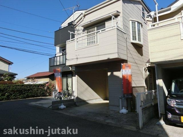 大久保４丁目　中古戸建の外観|大久保４丁目　リフォーム住宅　システムキッチン、ユニットバス、トイレ、洗面化粧台新規交換
