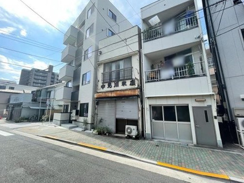 台東区日本堤２丁目の売地の前面道路含む現地写真