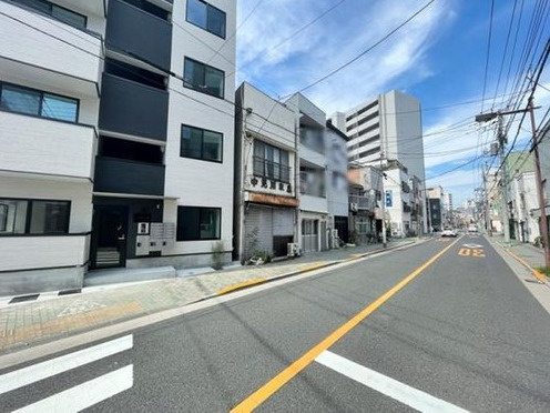 台東区日本堤２丁目の売地の前面道路含む現地写真