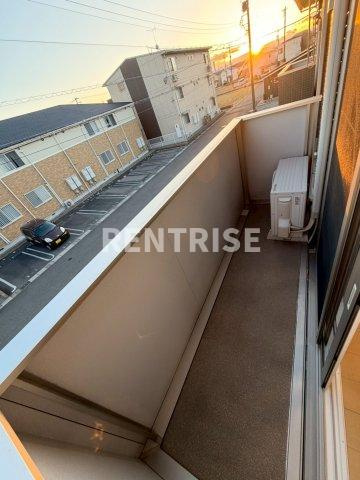 グラン シャリオ Ｃ棟のバルコニー