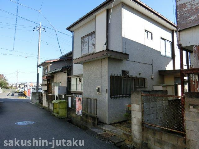 八千代台東６丁目　売地の外観|八千代台東６丁目　売地　古家あり（現況渡し）建築条件なし　北西×南東の二方道路　