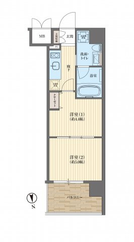 ピアッツァレント八木駅前の間取り