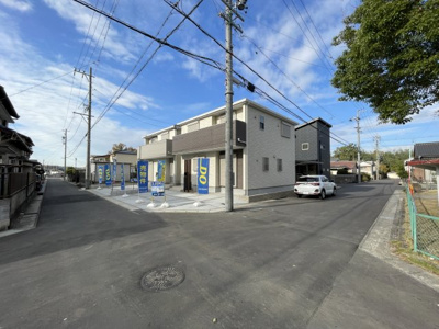【外観】 | FIRST TOWN 　守山区中志段味全２棟〈仲介手数料無料〉 | 新築戸建の事はマックバリュで住まい相談へお任せください。
