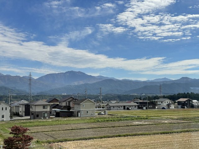 南箕輪村中込リフォーム住宅の展望|バルコニーからの眺望です