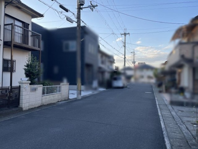 【前面道路含む現地写真】 | 大津市今堅田2丁目29-66　中古戸建 | 一方道路　北東側