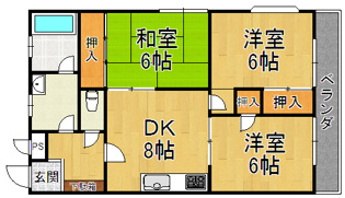 Sun仲むらの間取り