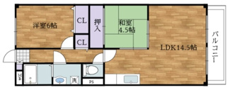 【間取り】 | クレール松の内