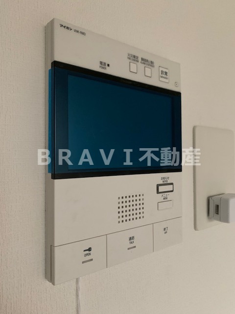 エスリード大阪城PREMIER(エスリード大阪城プレミア)　BRAVI不動産のセキュリティ|【エスリード大阪城PREMIER(エスリード大阪城プレミア)】モニター付インターホン