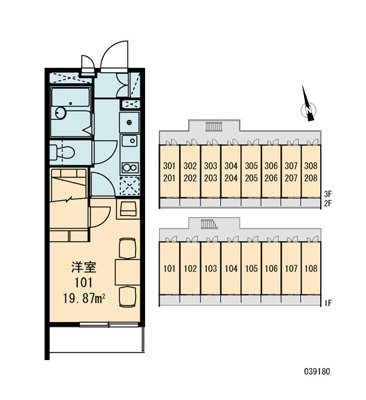 【区画図】 | 上社ＬＡ１