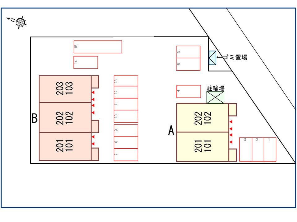 グレイスハナ　Ⅰの駐車場|駐車場