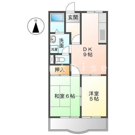 コーポタウン別明の間取り|間取図
