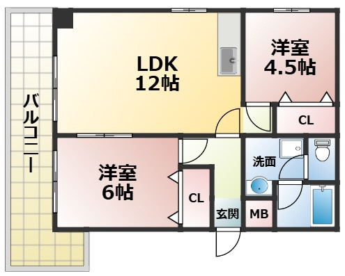 リーセスハイムの間取り