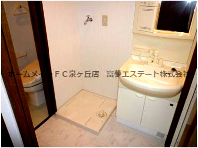 【洗面所】 | ELLEGRANDE　OZU | ※イメージ　別号室の写真です