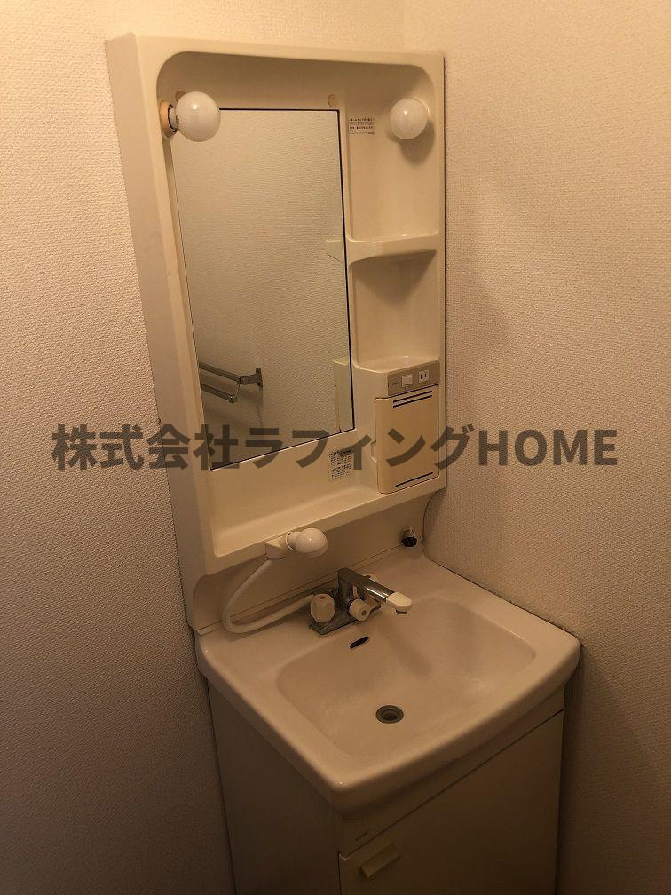 ヴィランテ城南の洗面所|忙しい朝には欠かせない洗面所です