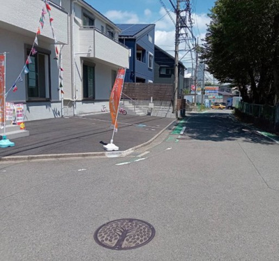 【前面道路含む現地写真】 | 【現地販売会開催中】下九沢　新築全4棟