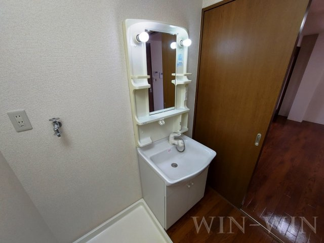 ルシード黒下の独立洗面台