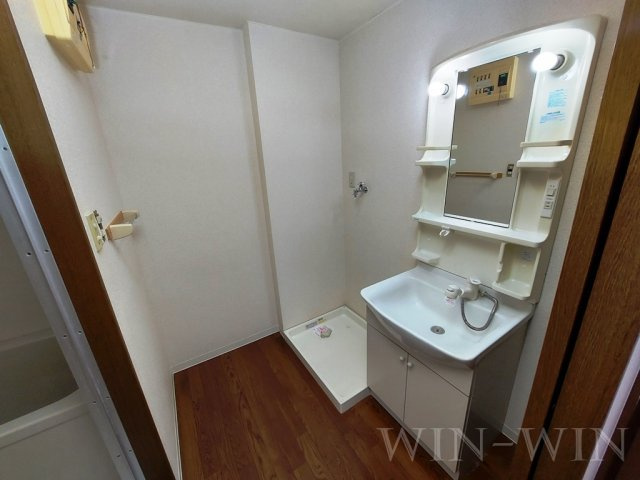 ルシード黒下の独立洗面台