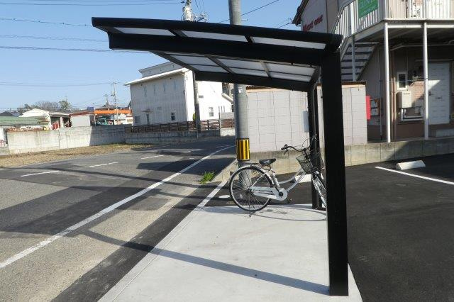 倉敷市有城のアパートのその他共用部分|自転車置き場