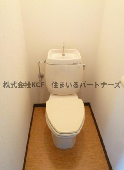 第1高良山コーポのトイレ|清潔感のあるトイレです