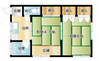 【間取り】 | 木村ハイツ