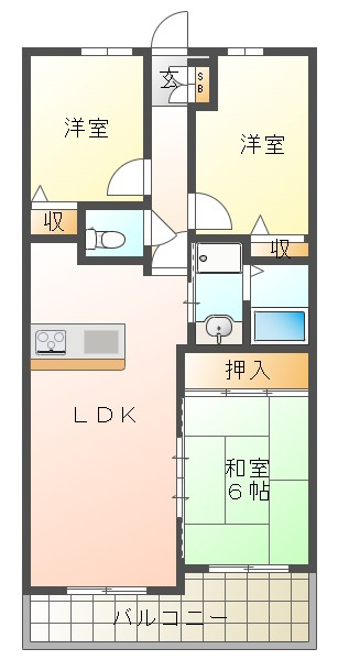 WELFARE AKASHIの間取り