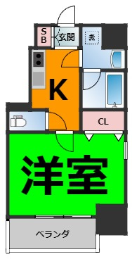仲介手数料0！！レジデンシア花の木8の間取り