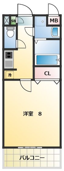 【間取り】 | Clair摩耶