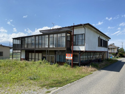 【外観】 | 塩尻市広丘吉田　中古住宅④＋倉庫＋畑 | 外観