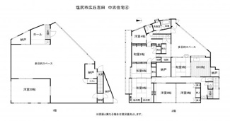 【間取り】 | 塩尻市広丘吉田　中古住宅④ | 間取図