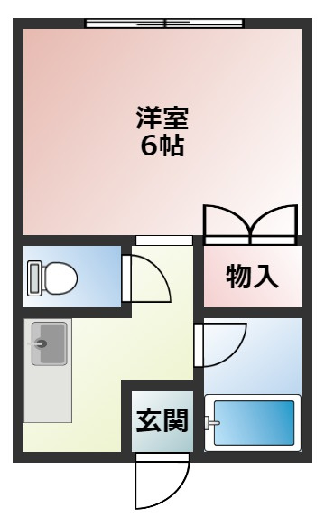 福寿コーポの間取り|イメージ画像になります