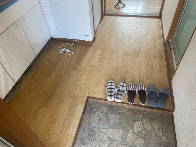 福寿コーポの玄関