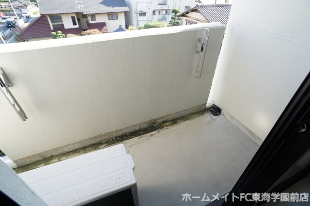 熊本市中央区水前寺６丁目の賃貸マンションのバルコニー