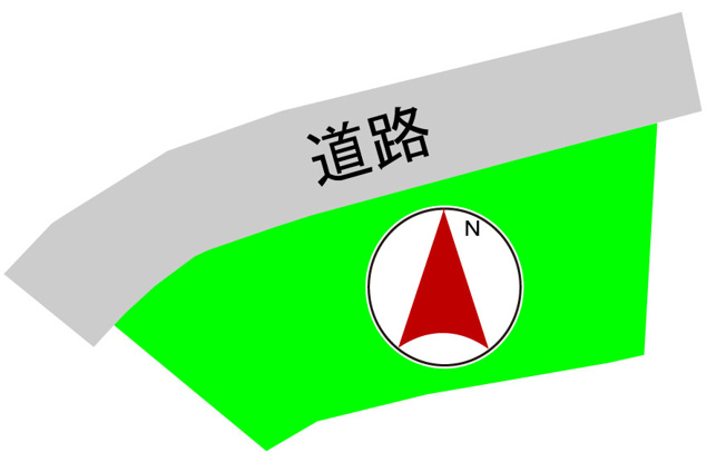 【土地図】 | 熊本市北区高平1丁目土地