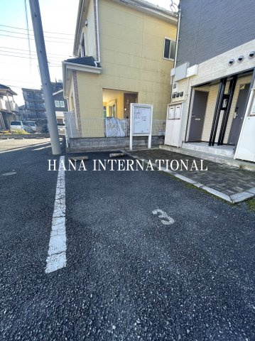 多摩川の駐車場