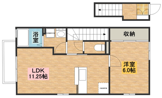 【間取り】 | セジュールモトＣ