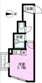 オートロック付きの１Ｋ