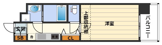 アドバンス東梅田アクシスの間取り